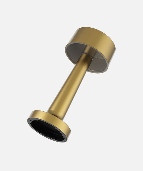 NEOZ Cooee 2C cordless lamp body in Lacquered Brass finish.