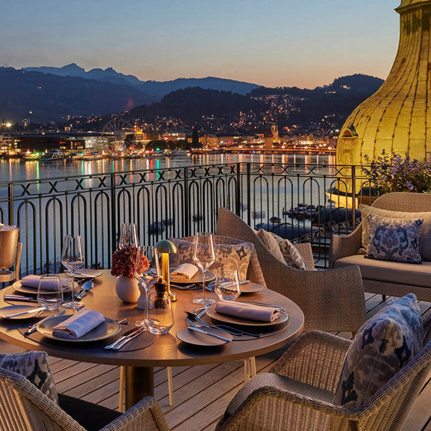 NEOZ Cooee 1c portable table lamp for Mandarin Oriental Palace Luzern
