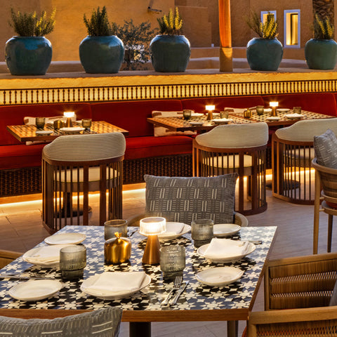 Piccolo Cordless Lamp outdoor dining